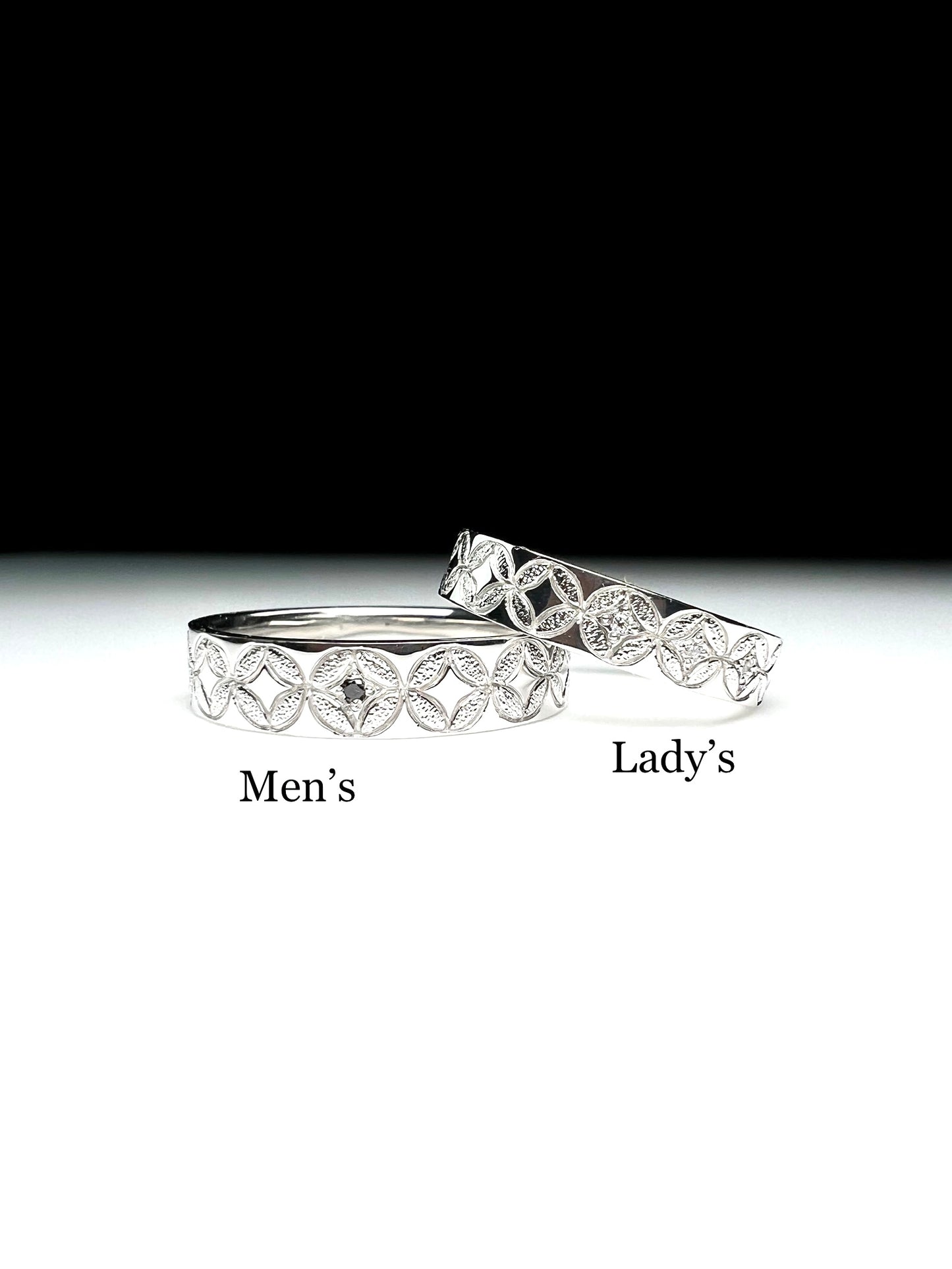 Pt900七宝リング(レディース)