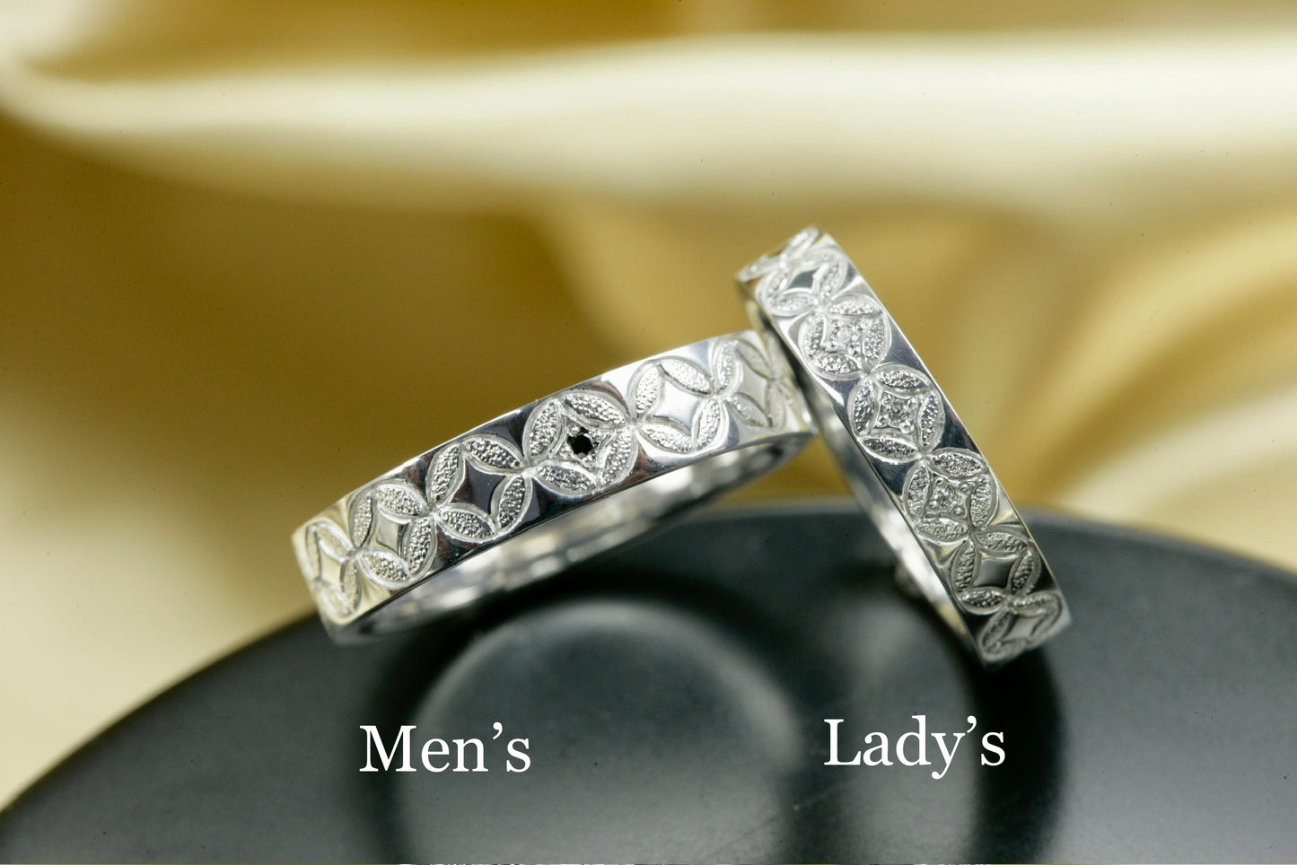 Pt900七宝リング(レディース)