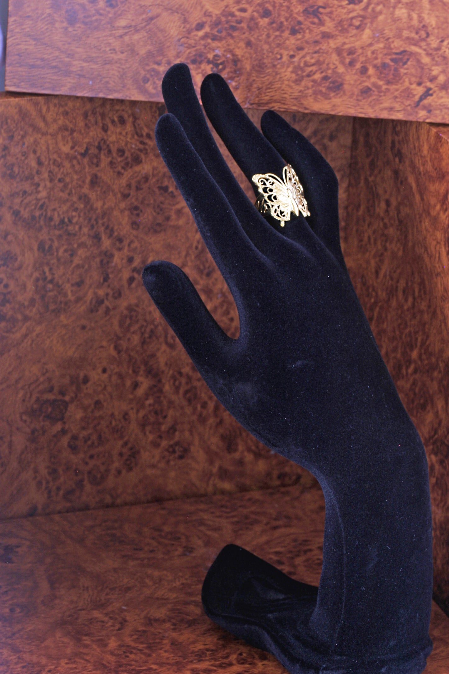 K18バタフライRing(ダイヤモンド)