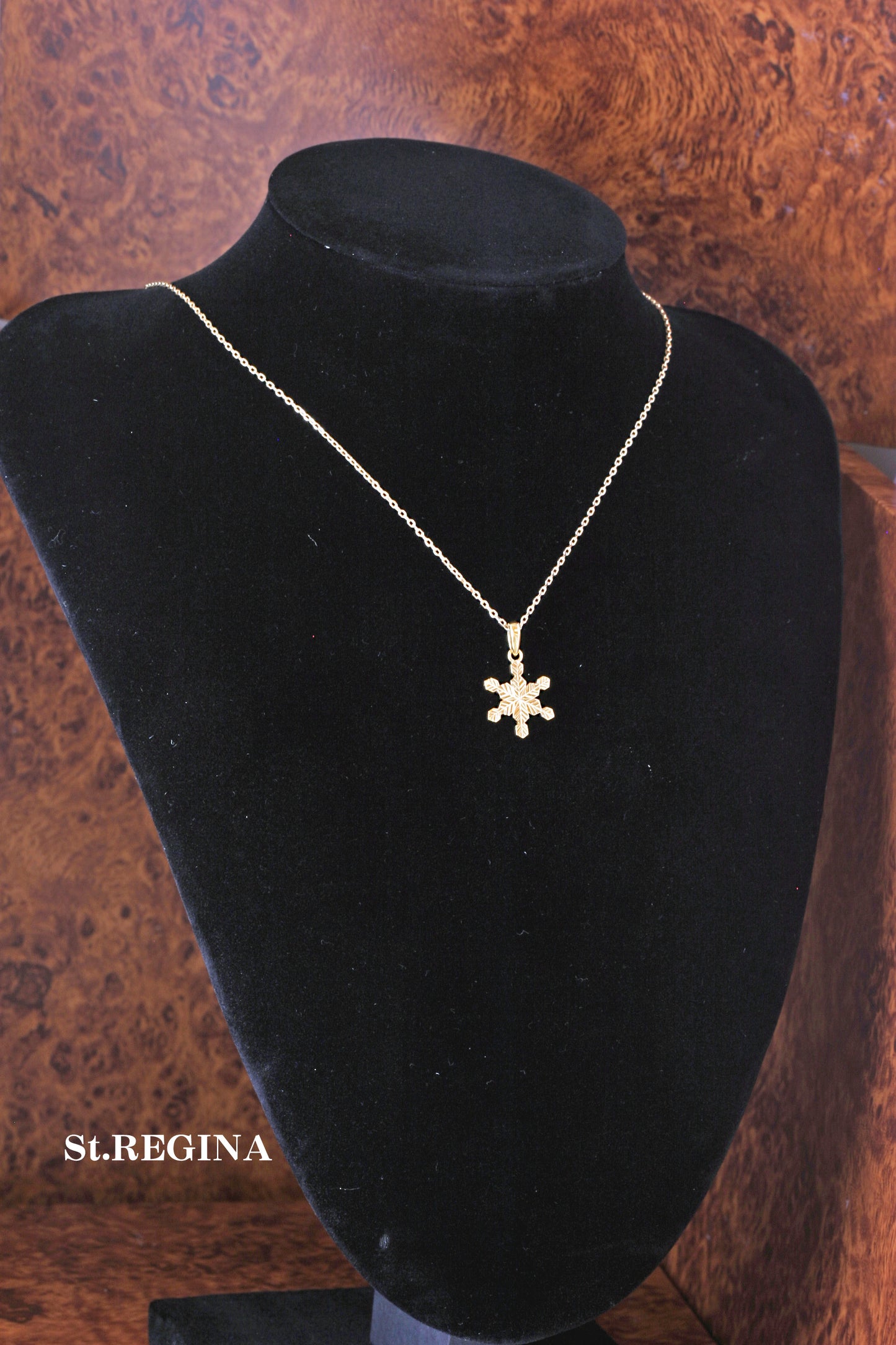 K18雪の結晶Pendant