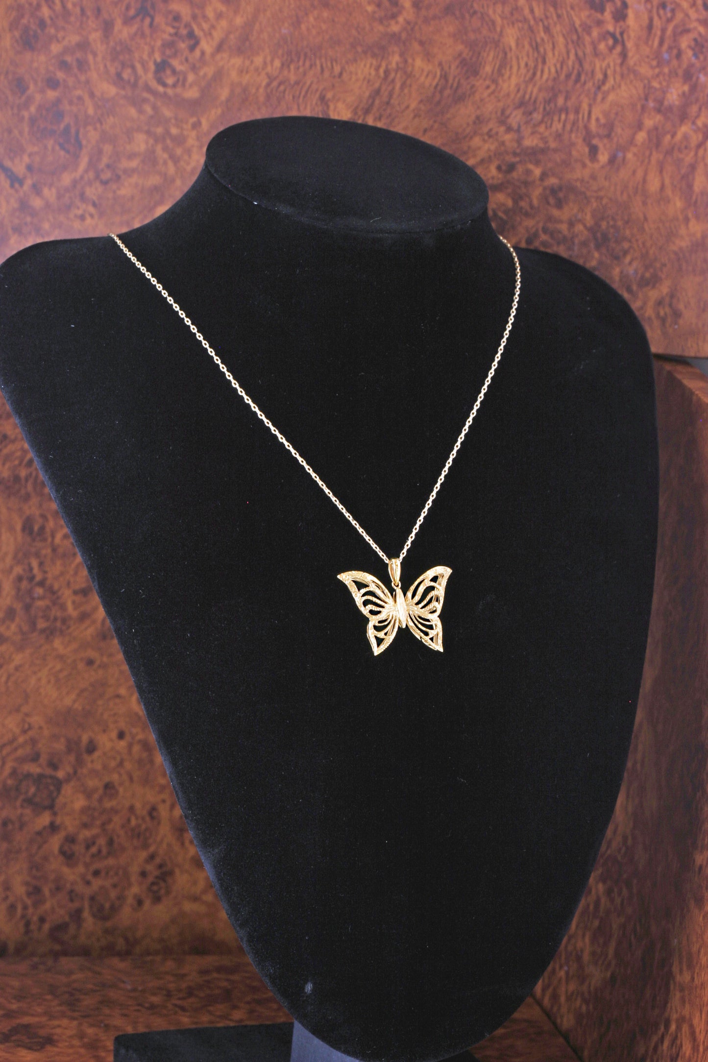 Pt900バタフライPendant