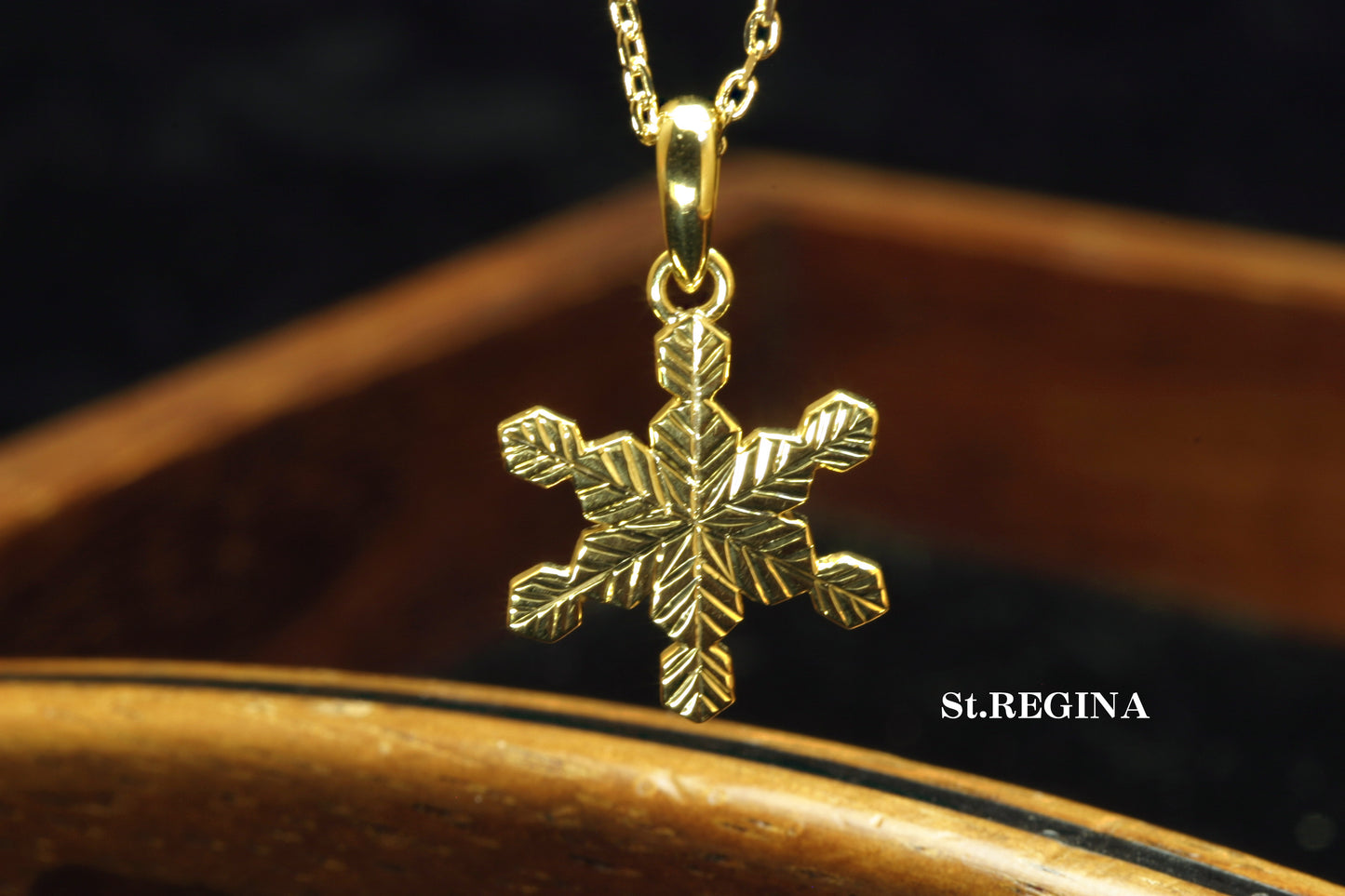 K18雪の結晶Pendant