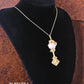 K18ゴールデン・パンサーPendant(夜光貝)
