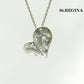 Pt900ラヴハート・エングレーブPendant